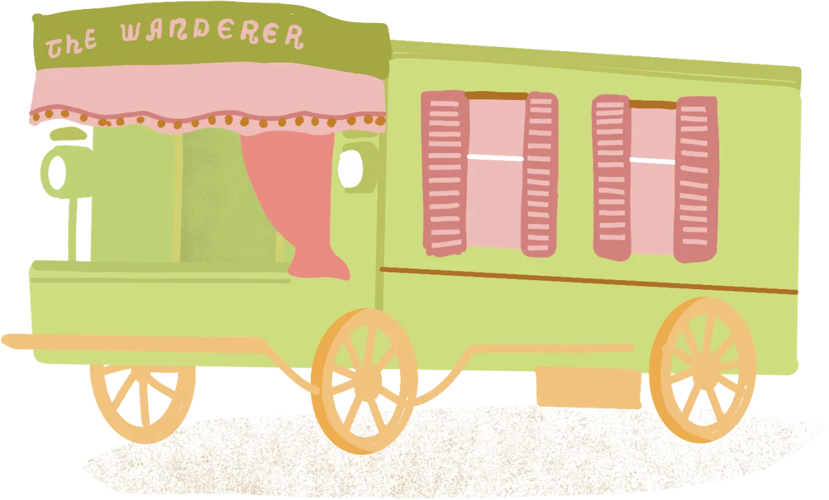 A wanderer&rsquo;s wagon, an early mobile home